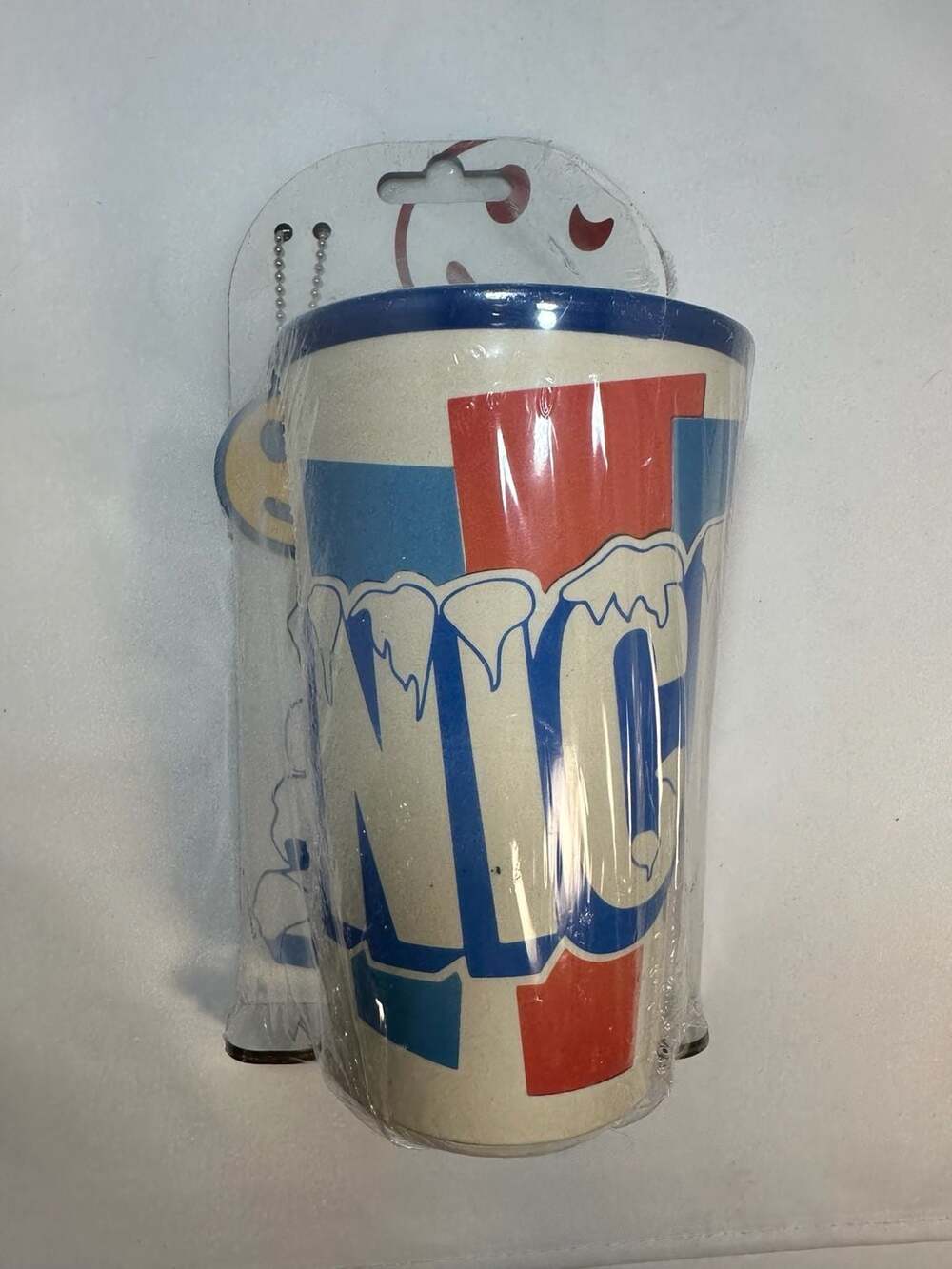Delvin M. Goode Limited Edition Custom Ceramic 'NICE' 20oz Tumbler w/ Wood Displ